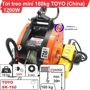 TỜI TREO MINI 160KG SK-160 TOYO TRUNG QUỐC