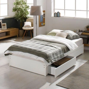 DB004 - GIƯỜNG NGỦ GỖ SIZE SS CÓ NGĂN KÉO