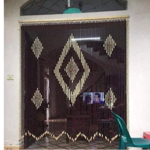 Rèm hạt gỗ mã RHG007 | Thế giới Rèm Việt