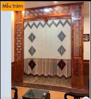 Rèm hạt gỗ mã RHG013 | Gỗ tự nhiên 100% | Gia công tỉ mỉ