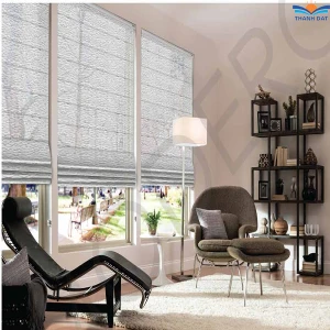 Rèm roman 1 lớp mã RM015 | Vải nhập khẩu Hàn Quốc