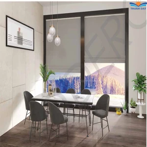 Rèm roman 1 lớp mã RM022 | Thiết kế sang trọng hiện đại