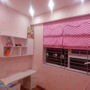 Rèm roman 2 lớp mã RM006 | Chất liệu tổng hợp cao cấp