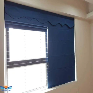 Rèm roman 2 lớp mã RM008 | Chất liệu tổng hợp cao cấp