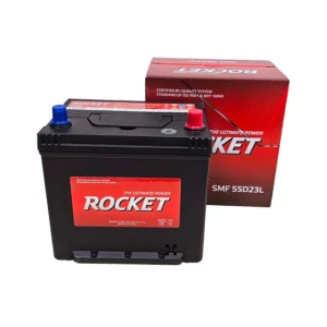 Ắc quy Rocket 12V 60AH SMF 55D23L