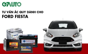 Bình ắc quy xe Ford Fiesta: Bảng giá và thông số kỹ thuật