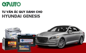 Bình ắc quy xe Hyundai Genesis: Bảng giá và thông số kỹ thuật