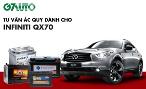 Bình ắc quy xe Infiniti Qx70: Bảng giá và thông số kỹ thuật