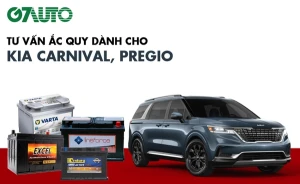 Bình ắc quy xe KIA Carnival: Bảng giá và thông số kỹ thuật