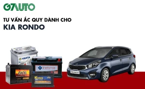 Bình ắc quy xe KIA Rondo: Bảng giá và thông số kỹ thuật