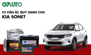 Bình ắc quy xe Kia Sonet: Bảng giá và Thông số kỹ thuật