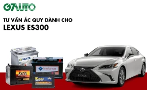 Bình ắc quy xe Lexus ES300: Bảng giá và thông số kỹ thuật