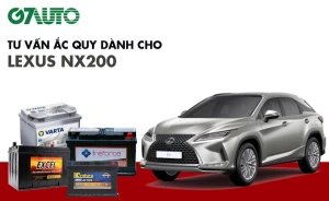 Bình ắc quy xe Lexus RX330: Bảng giá và thông số kỹ thuật