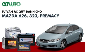 Bình ắc quy xe Mazda 626, 323, Premacy: Bảng giá và thông số kỹ thuật
