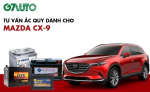 Bình ắc quy xe Mazda CX-9: Bảng giá và thông số kỹ thuật