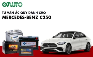 Bình ắc quy xe Mercedes-Benz C250: Bảng giá và thông số kỹ thuật