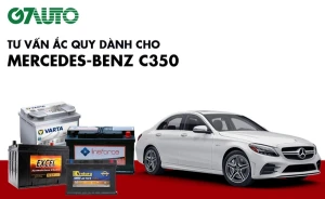 Bình ắc quy xe Mercedes-Benz C350: Bảng giá và thông số kỹ thuật