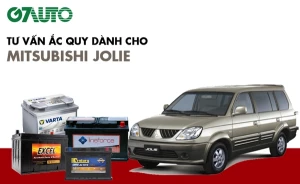 Bình ắc quy xe Mitsubishi Jolie: Bảng giá và thông số kỹ thuật