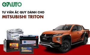 Bình ắc quy xe Mitsubishi Triton: Bảng giá và thông số kỹ thuật