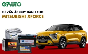 Bình ắc quy xe Mitsubishi Xforce: Bảng giá và thông số kỹ thuật