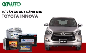 Bình ắc quy xe Toyota Innova: Bảng giá và thông số kỹ thuật