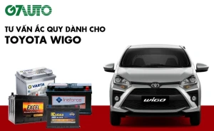Bình ắc quy xe Toyota Wigo: Bảng giá và thông số kỹ thuật