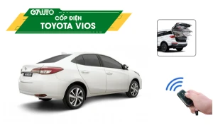 Độ cốp điện cho Toyota Vios & Cảm biến đá cốp