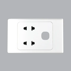 Ổ cắm đôi 2 chấu, 1 lỗ MPE A20US2XN, 16A