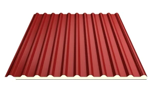 Tôn cách nhiệt PU màu đỏ BRL01 16mm 0.40mm