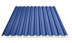 Tôn cách nhiệt PU màu xanh BBL04 16mm 0.40mm