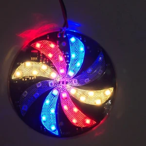 ĐÈN LED QUẠT GẮN ĐUÔI XE MÁY 8 CÁNH