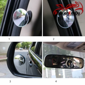 GƯƠNG CẦU LỒI CHIẾU HẬU XÓA ĐIỂM MÙ Ô TÔ, XE MÁY 360 ĐỘ ĐK 5CM HÀNG LOẠI I