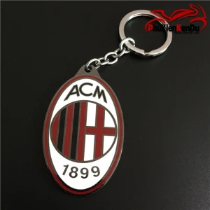 MÓC KHÓA LOGO CLB BÓNG ĐÁ AC MILAN LỚN