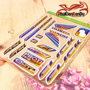 TEM CROM CHỮ NỔI CHO XE CLICK TẶNG KÈM 1 TEM STICK