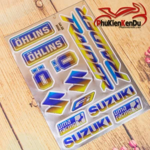 TEM CROM CHỮ NỔI CHO XE RAIDER TẶNG KÈM 1 TEM STICK