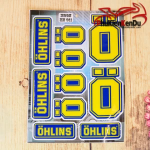 TEM NỔI XE MÁY OHLINS NGUYÊN TẤM [TẶNG KÈM 1 TEM STICK]
