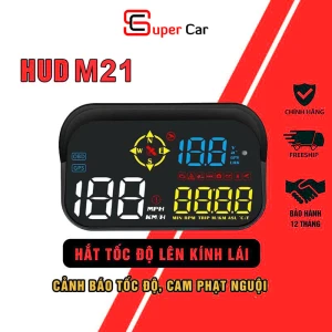 Hiển thị tốc độ HUD M21 - Cảnh báo tốc độ bằng giọng nói