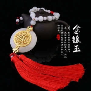 Khánh treo xe ngọc bội Phúc may mắn