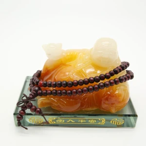 Tượng Phật Di Lặc Kèm Nước Hoa Trang Trí Ô Tô