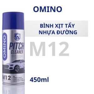 Bình Xịt Tẩy Nhựa Đường, Vết Bẩn Cứng Đầu OMINO M12 450ml - Sáng Bóng Như Mới - Chính Hãng Omino Vietnam