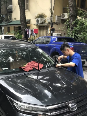 Bộ 2 cần gạt mưa trước cho xe Toyota Cross lắp chuẩn khít form xe gạt siêu sạch