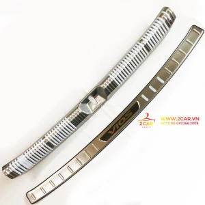 Bộ ốp chống trầy cốp trong ngoài xe Toyota Vios 2019- 2021, chất liệu Inox
