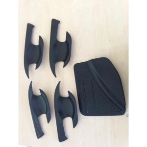 Bộ ốp tay, hõm cửa, nắp xăng xe Nissan Navara 2015- 2020 nhựa đen cao cấp