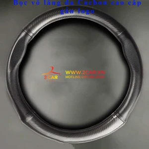 Bọc vô lăng carbon xe Hyundai I10, I20, I30, Accent, Santafe, Tucson, Kona, Getz, Avante, Elantra, Creta