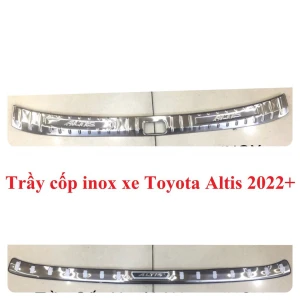 Chống trầy cốp trong ngoài inox xe Toyota corolla Altis 2022