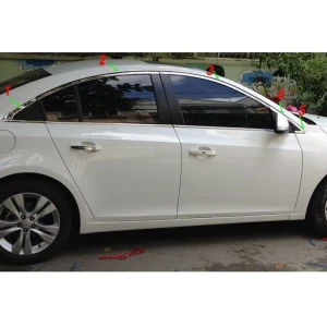 Cruze 2012-2018 Bộ Nẹp Viền Cong Kính ,Chân Kính Inox Dành Cho Xe Ô Tô - Chevrolet Cruze 2012-2018
