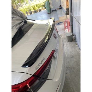Đuôi gió liền cốp theo xe Honda Civic 2022 - 2023 Thể thao mạnh mẽ, cánh lướt gió Civic 2022- Bản mộc chưa sơn