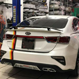 Đuôi gió thể thao có đèn mazda 3, mazda6, elantra, cerato, Altis, i10sedan,