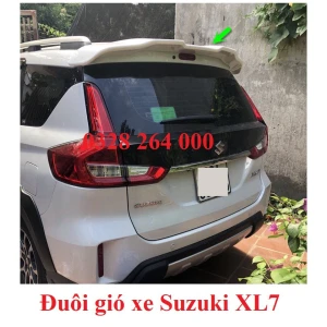 Đuôi gió thể thao xe Suzuki Ertiga, XL7, XL-7 hàng cao cấp có đèn - Bản mộc chưa sơn