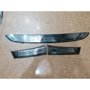 Full ốp chống trầy cốp trong cốp ngoài vân Titan xe mazda CX3
